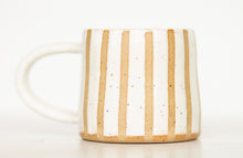 Load image into Gallery viewer, miss harriette *handmade striped ceramic mug*