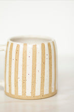 Load image into Gallery viewer, miss harriette *handmade striped ceramic mug*