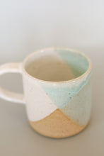 Load image into Gallery viewer, miss gracie criss cross robin egg blue *handmade ceramic mug*
