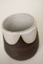 Load image into Gallery viewer, miss sylva scallop (dark) *handmade ceramic thumb indent mug*