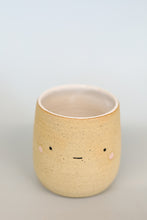 Load image into Gallery viewer, miss sylva raw happy + sad *handmade ceramic thumb indent mug*