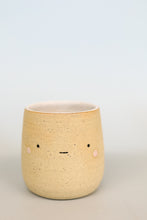 Load image into Gallery viewer, miss sylva raw happy + sad *handmade ceramic thumb indent mug*