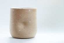 Load image into Gallery viewer, miss joye heart thumb mug : handmade heart thumb mug