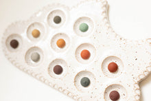 Load image into Gallery viewer, miss painterly nesting cloud palette: handmade ceramic painting palette