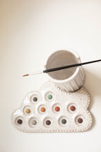 Load image into Gallery viewer, miss painterly nesting cloud palette: handmade ceramic painting palette