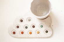 Load image into Gallery viewer, miss painterly simple nesting cloud palette: handmade ceramic painting palette