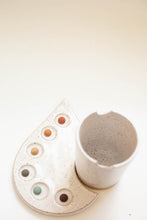 Load image into Gallery viewer, miss painterly simple raindrop nesting palette: handmade ceramic painting palette