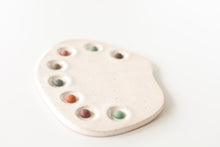 Load image into Gallery viewer, miss painterly modern palette: handmade ceramic painting palette (palette only)