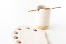 Load image into Gallery viewer, miss painterly modern palette: handmade ceramic painting palette (palette only)