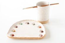 Load image into Gallery viewer, miss painterly organic palette: handmade ceramic painting palette (palette only)