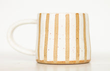Load image into Gallery viewer, miss harriette *handmade striped ceramic mug*
