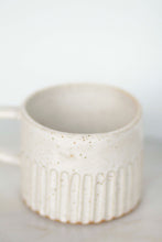 Load image into Gallery viewer, miss charlotte large : handmade fluted ceramic mug
