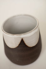 Load image into Gallery viewer, miss sylva scallop  (dark) *handmade ceramic thumb indent mug*
