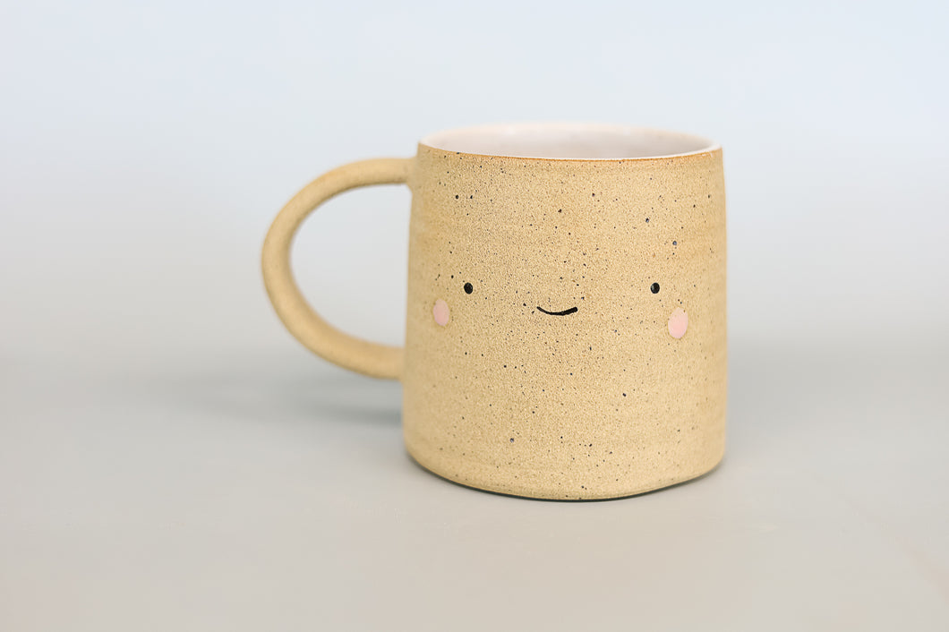 miss sylva raw happy + sad *handmade ceramic mug*