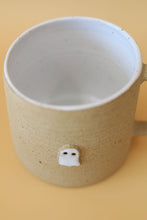 Load image into Gallery viewer, miss natural boo  *handmade ceramic ghost  mug*
