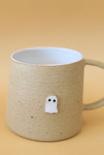 Load image into Gallery viewer, miss natural boo  *handmade ceramic ghost  mug*
