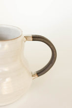 Load image into Gallery viewer, miss dolores curvy *handmade ceramic mug* : dark + raw handle
