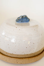 Load image into Gallery viewer, miss betty: stormy cloud butter dish
