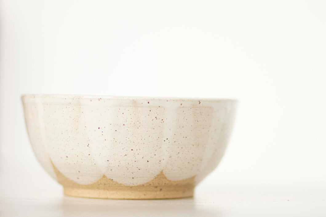 miss anna medium bowls with scallops *handmade ceramic bowls*