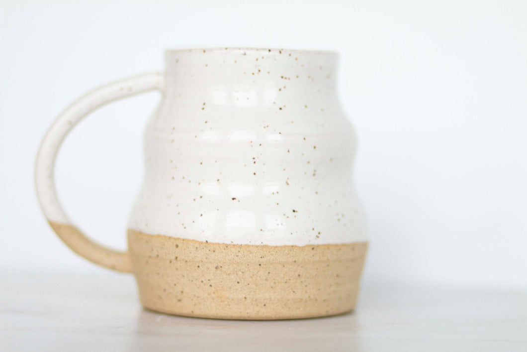 miss macel: handmade curvy ceramic mug