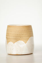 Load image into Gallery viewer, miss sylva low scallop *handmade ceramic thumb indent mug*

