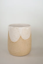 Load image into Gallery viewer, miss sylva scallop *handmade ceramic thumb indent mug*
